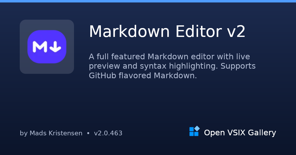 Markdown Editor v2