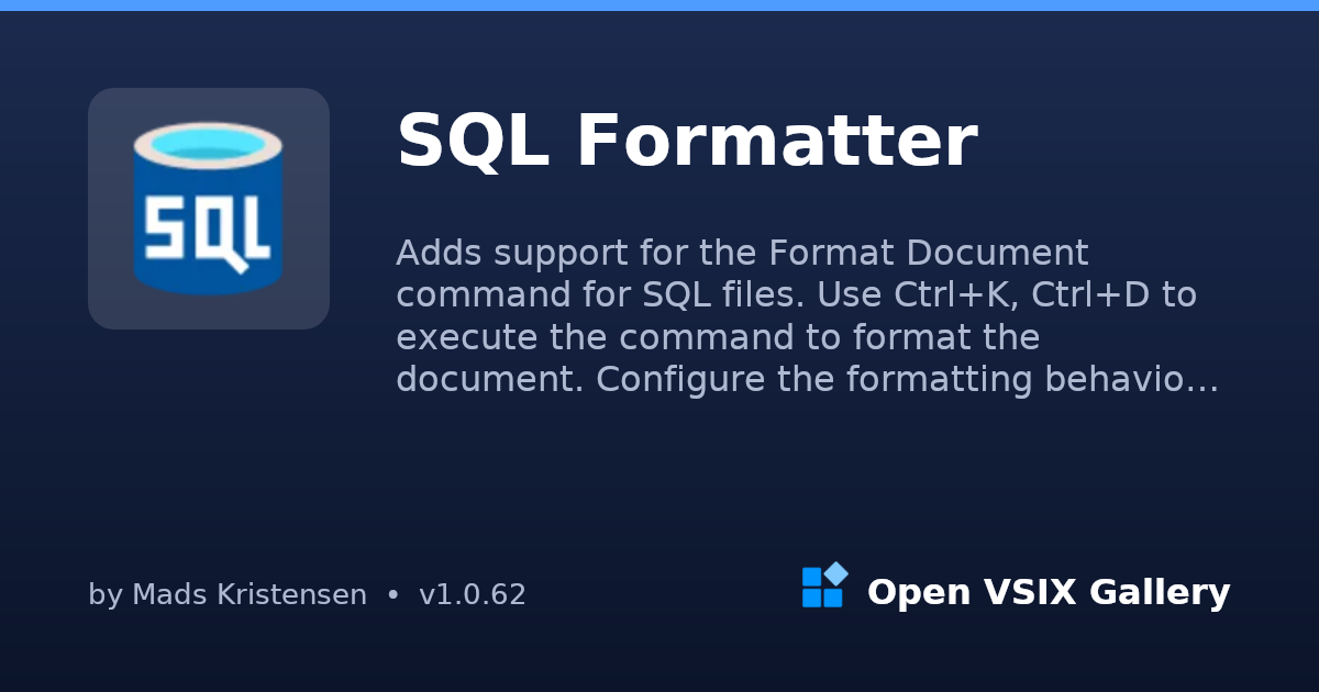 SQL Formatter