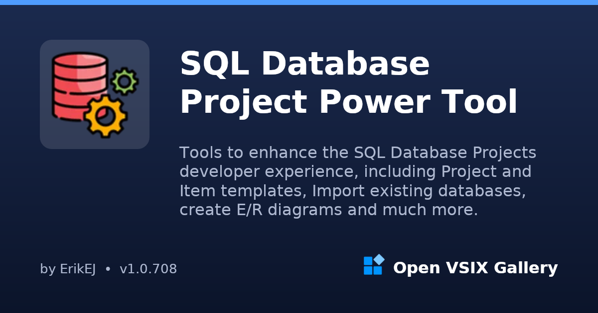 SQL Database Project Power Tools