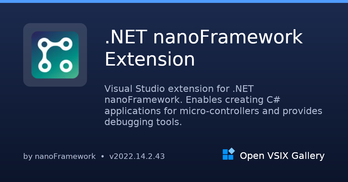 .NET nanoFramework Extension